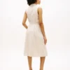 Gestreiftes Hemdkleid aus Leinen-Baumwoll-Mischung Gestreiftes Hemdkleid aus Leinen-Baumwoll-Mischung
