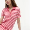 Gestreiftes Stretch-Piqué-Polokleid Gestreiftes Stretch-Piqué-Polokleid