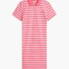 Gestreiftes Stretch-Piqué-Polokleid Gestreiftes Stretch-Piqué-Polokleid