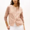 Gestreiftes T-Shirt aus Baumwoll-Interlock Gestreiftes T-Shirt aus Baumwoll-Interlock