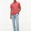 Gestreiftes T-Shirt mit Tasche