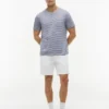 Gestreiftes T-Shirt mit Tasche