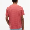 Gestreiftes T-Shirt mit Tasche