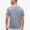 Gestreiftes T-Shirt mit Tasche