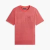 Gestreiftes T-Shirt mit Tasche
