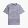 Gestreiftes T-Shirt mit Tasche