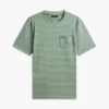 Gestreiftes T-Shirt mit Tasche