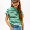Gestreiftes T-Shirt mit Tasche für Kinder