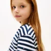 Gestreiftes T-Shirt mit Tasche für Kinder
