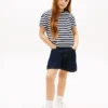 Gestreiftes T-Shirt mit Tasche für Kinder