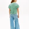 Gestreiftes T-Shirt mit Tasche für Kinder