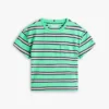 Gestreiftes T-Shirt mit Tasche für Kinder