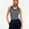 Gestreiftes Tanktop aus Rippstrick Gestreiftes Tanktop aus Rippstrick