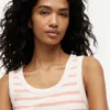 Gestreiftes Tanktop aus Rippstrick Gestreiftes Tanktop aus Rippstrick
