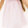 Gestreiftes Tüll-Kombikleid für Kinder