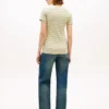 Gestreiftes V-Ausschnitt-T-Shirt „Favorite“ Gestreiftes V-Ausschnitt-T-Shirt „Favorite“