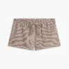 Gingham-Shorts aus Leinenmischung Gingham-Shorts aus Leinenmischung