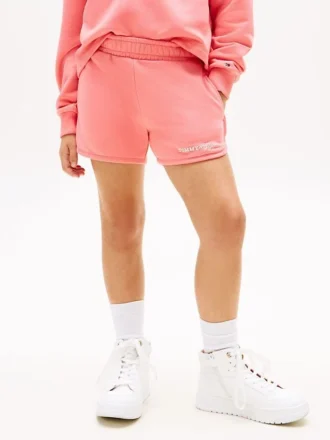 Glitzer-Shorts für Kinder mit Tommy-Logo
