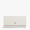 Große Brieftasche mit Klappe und durchgehendem Monogramm Große Brieftasche mit Klappe und durchgehendem Monogramm