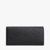 Große Brieftasche mit Klappe und durchgehendem Monogramm Große Brieftasche mit Klappe und durchgehendem Monogramm