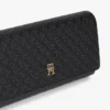 Große Brieftasche mit Klappe und durchgehendem Monogramm Große Brieftasche mit Klappe und durchgehendem Monogramm