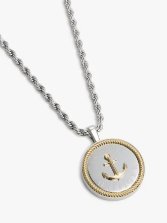 Halskette mit Seil-Kette im maritimen Stil Halskette mit Seil-Kette im maritimen Stil
