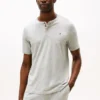 Henley-Schlafhemd aus Jersey-Wildleder Henley-Schlafhemd aus Jersey-Wildleder