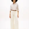 High-Rise-Stretch-Jeans mit weitem Bein High-Rise-Stretch-Jeans mit weitem Bein
