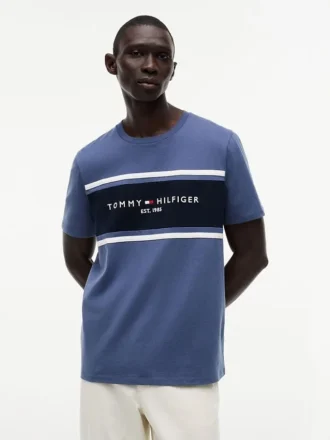 Hilfiger Block Stripe Logo T-Shirt