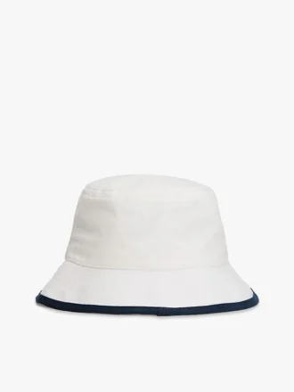 Hilfiger Logo Bucket Hat aus gebürstetem Stoff Hilfiger Logo Bucket Hat aus gebürstetem Stoff