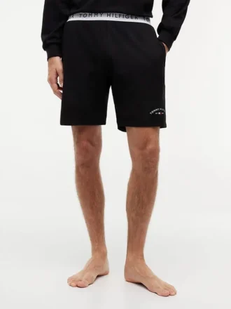 Hilfiger Logo Piqué-Shorts für den Schlaf