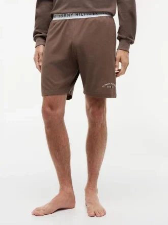 Hilfiger Logo Piqué-Shorts für den Schlaf Hilfiger Logo Piqué-Shorts für den Schlaf