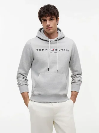 Hoodie mit gesticktem Tommy-Logo