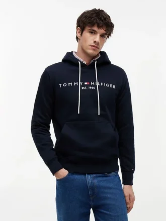 Hoodie mit gesticktem Tommy-Logo