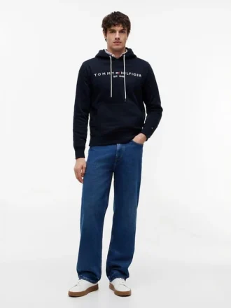 Hoodie mit gesticktem Tommy-Logo