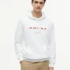 Hoodie mit gestickten nautischen Flaggen Hoodie mit gestickten nautischen Flaggen