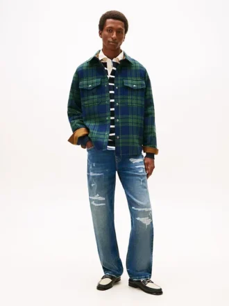 Jeans im Used-Look mit lockerer Passform