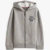 Kinder-Hoodie mit Reißverschluss und Logo Kinder-Hoodie mit Reißverschluss und Logo