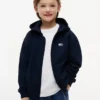 Kinder-Hoodie mit Reißverschluss und tonalen Flaggen Kinder-Hoodie mit Reißverschluss und tonalen Flaggen
