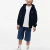 Kinder-Hoodie mit Reißverschluss und tonalen Flaggen Kinder-Hoodie mit Reißverschluss und tonalen Flaggen