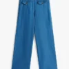 Kinder-Jeans mit weitem Bein und Gummizug