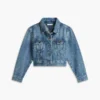 Kinder-Jeansjacke mit gesticktem Stern Kinder-Jeansjacke mit gesticktem Stern