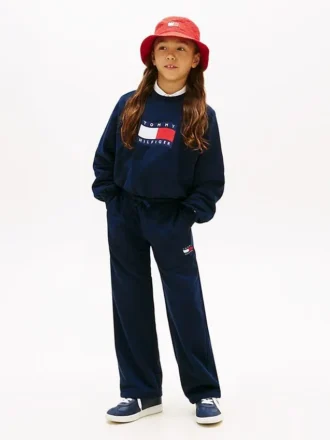Kinder-Jogginghose mit gewelltem Flaggenlogo