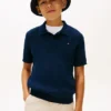 Kinder-Polo aus offenem Strick