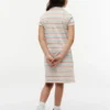 Kinder-Polo-Kleid mit mehreren Streifen
