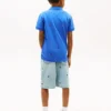 Kinder-Polohemd mit durchgehendem Flaggenprint Kinder-Polohemd mit durchgehendem Flaggenprint