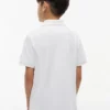 Kinder-Polohemd mit Farbblock-Flaggenmuster aus Stretch Kinder-Polohemd mit Farbblock-Flaggenmuster aus Stretch