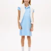 Kinder-Polokleid mit durchgehendem Blumenprint