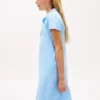 Kinder-Polokleid mit durchgehendem Blumenprint