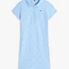 Kinder-Polokleid mit durchgehendem Blumenprint